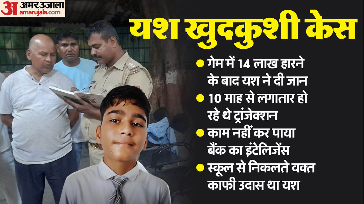 Lucknow yash suicide case Yash told his friends I might not be able to come now he suicide due to online game