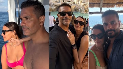 neha dhupia angad bedi on vacation says Because the only thing more fun than loving you is travelling with you