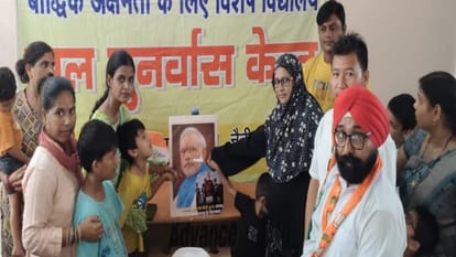 On PM Modi's birthday, Mahamrityunjaya chanting and Mahayagna were performed at the Mahanirvani Akhara