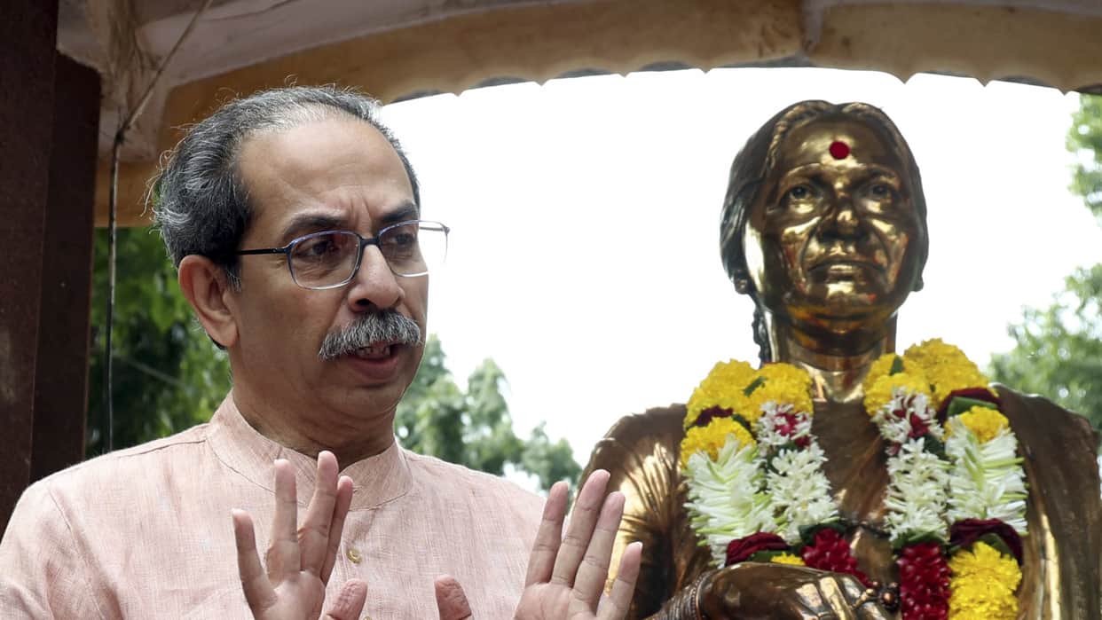 mumbai Paint thrown at statue of Bal Thackeray's wife Meenatai; one arrested