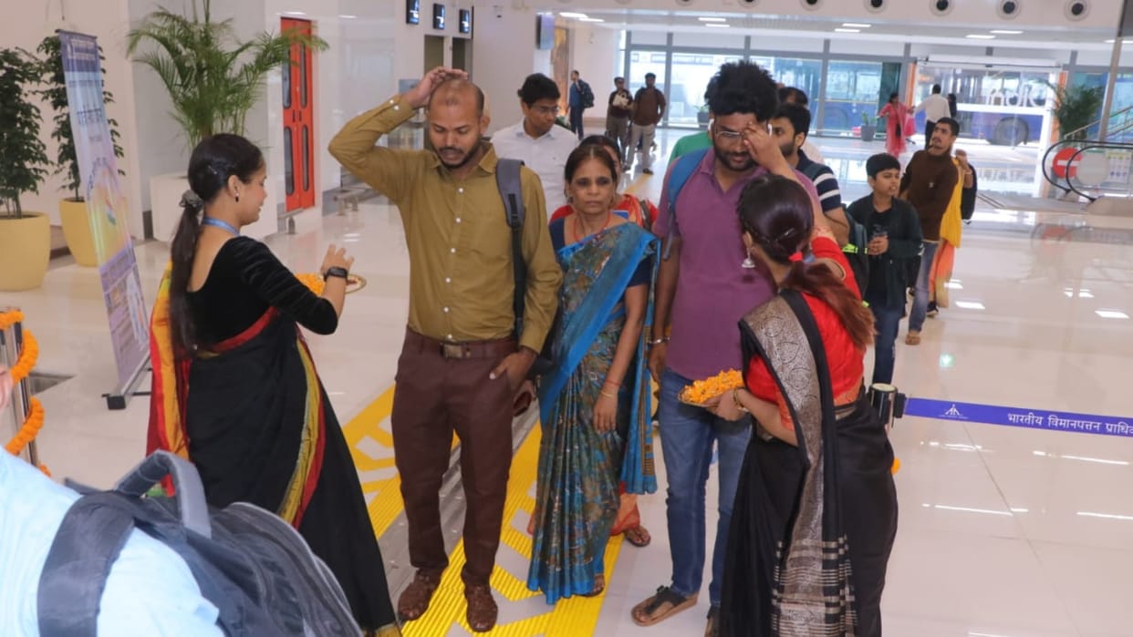 Bihar News : yatri sewa diwas Program Special Kids Zone Airport Patna bihar