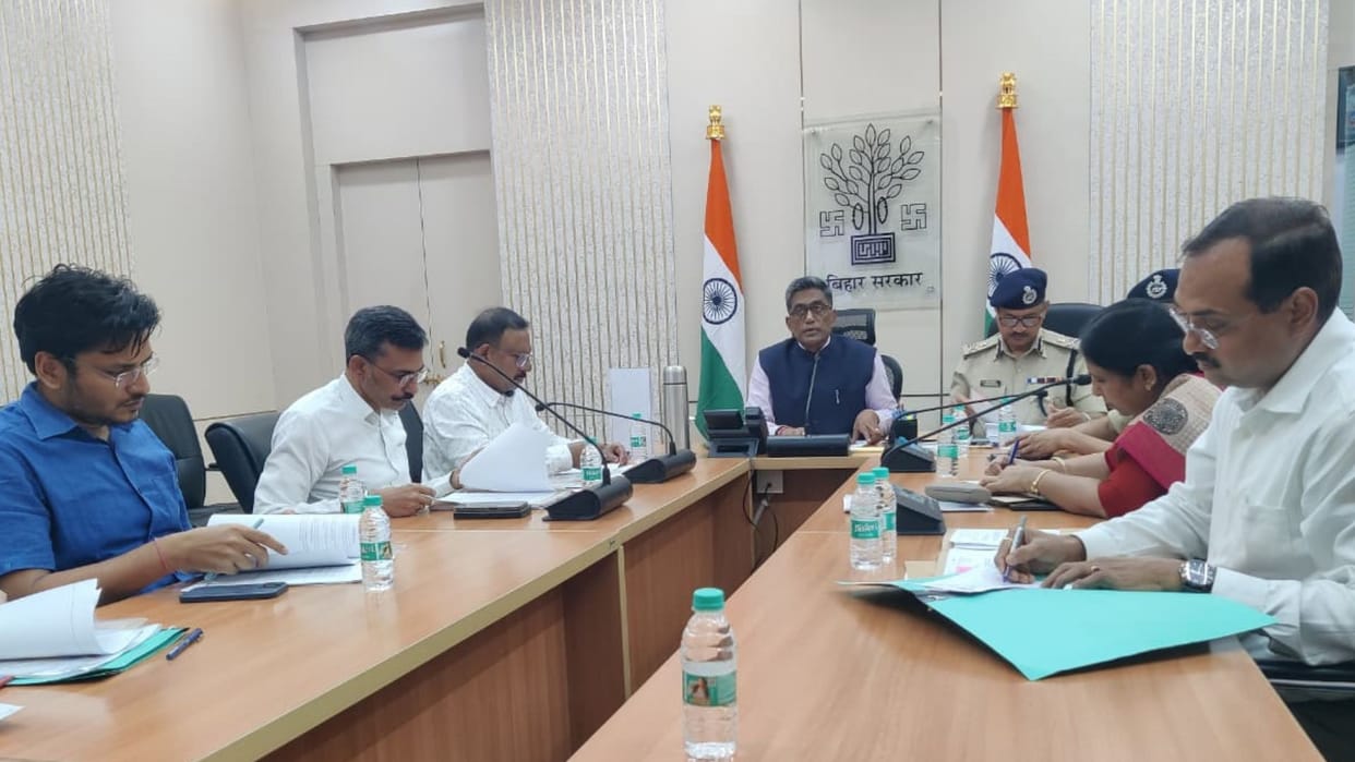 Bihar News: Chief Secretary held a meeting regarding law and order in view of Durga Puja