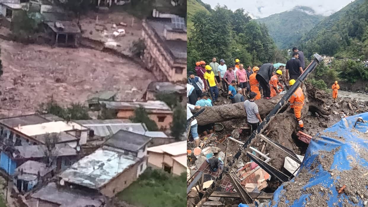Chamoli Cloudburst in Nandanagar causes massive destruction many missing rescue operations underway photos