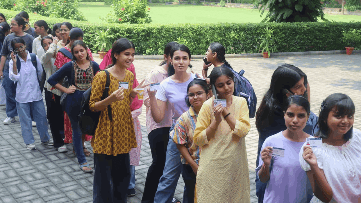 DUSU elections: Voting took place at 195 polling booths in 52 polling centres.
