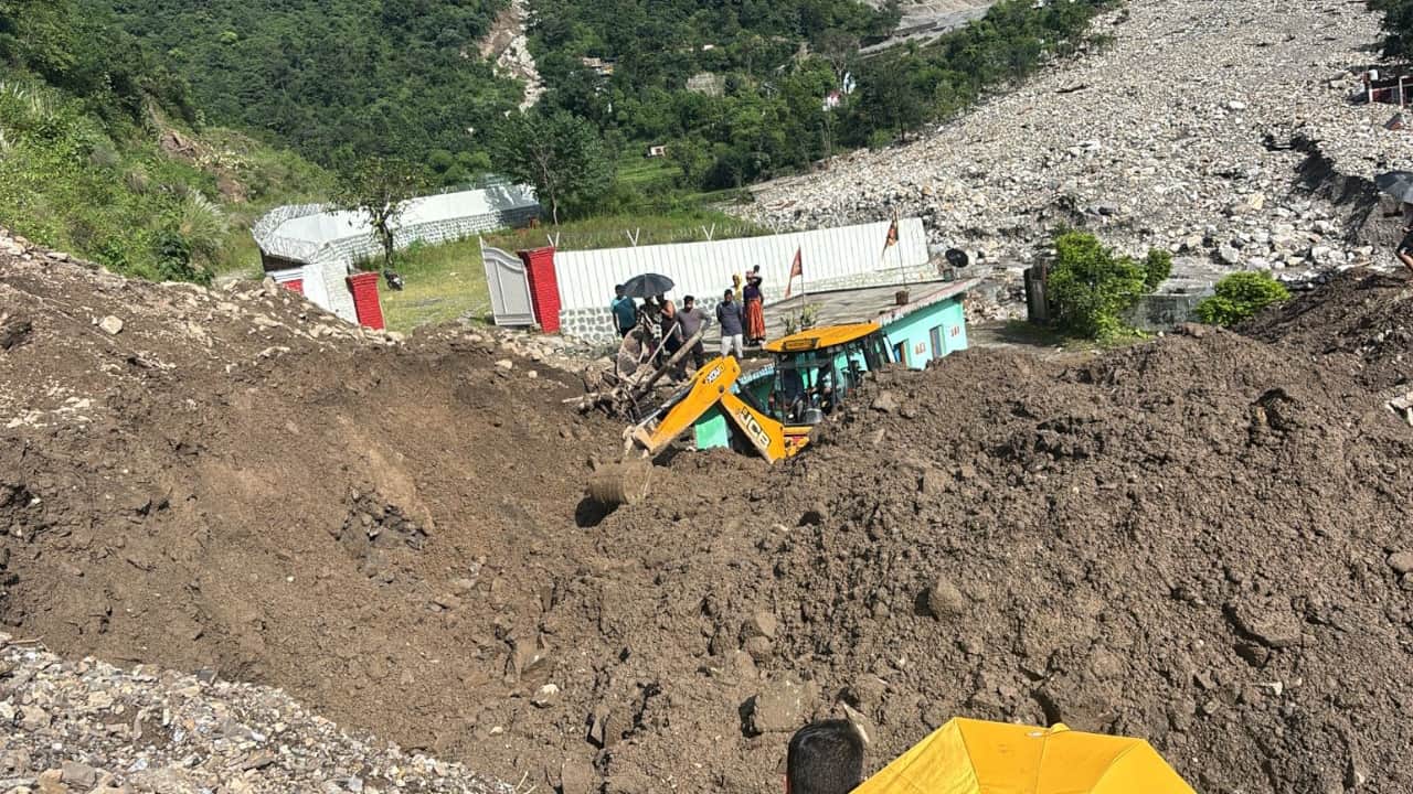 Dehradun cloudburst Majada everyone focused on river in front section of mountain collapsed from behind