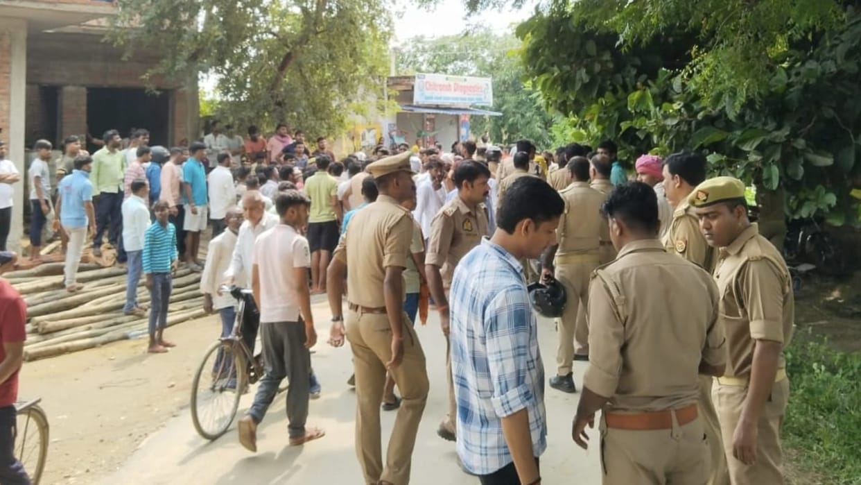elderly woman and child killed in road accidents four others injured in varanasi