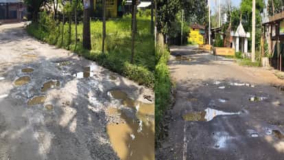 Despite spending crores, the Jamgaon-Narharpur road has become a nuisance, drawing villagers' anger in Kanker