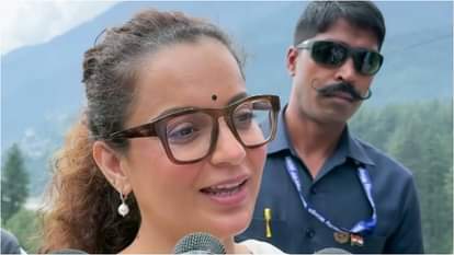 Actress and BJP MP Kangana Ranaut faces Go back Kangana you are late slogan in Himachal rain affected area