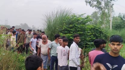 tiger carried away young girl in Sitapur forest department team is engaged in search