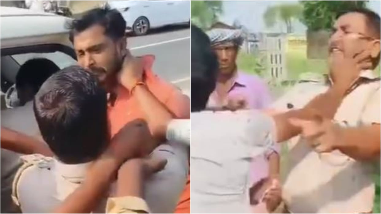 Dausa News: RTO inspector and truck driver clash on highway, video goes viral, extortion charges raised