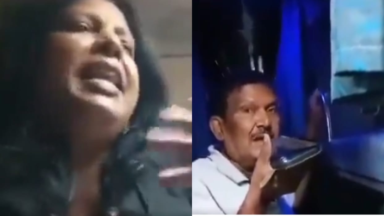 A woman travels without a ticket on a train even trying to assault a TTE Video goes Viral on Internet