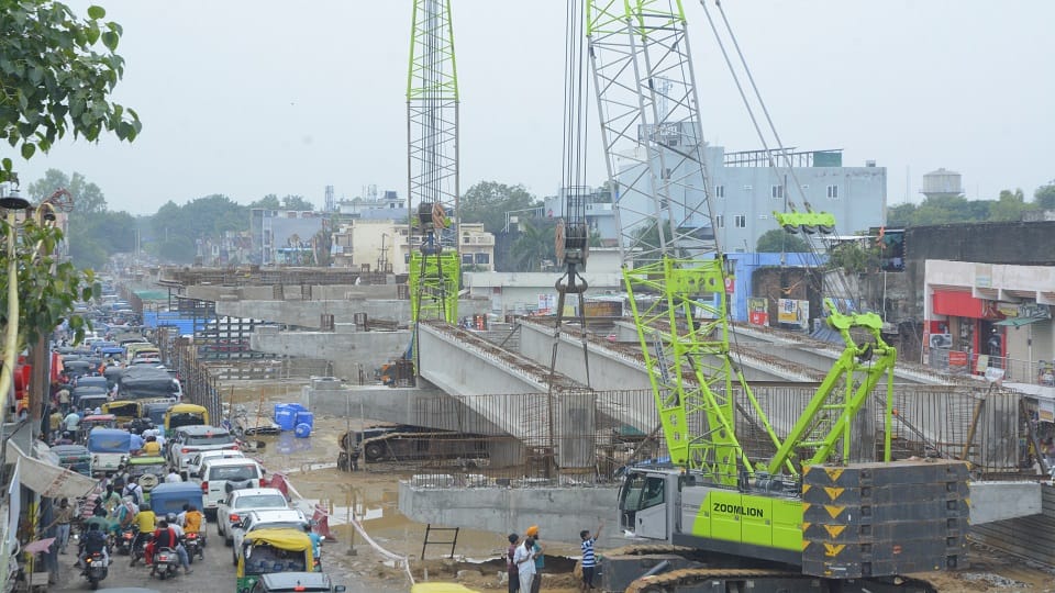Work on Quarsi flyover in Aligarh