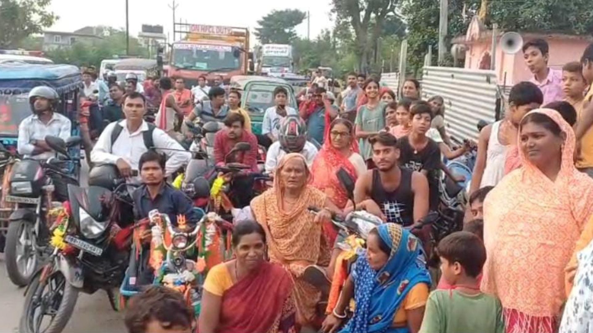 सड़क जाम