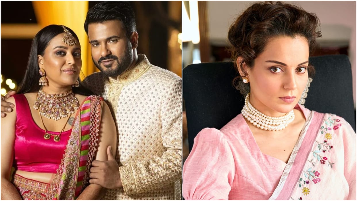 Husband Fawad Ahmed Calls Kangana Ranaut A Bad Politician Swara Bhasker Shocked And Said Do Not Say It