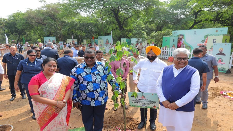 Seva Pakhwada: 75 ambassadors and high commissioners plant trees in the name of their mothers