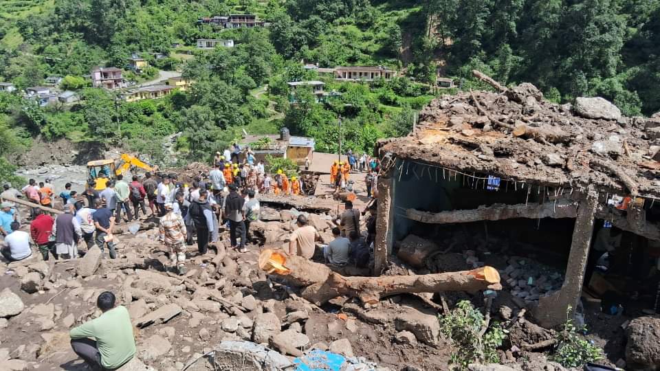 Chamoli Cloudburst disaster havoc all around Nandanagar signs of devastation at every step Painfull photos
