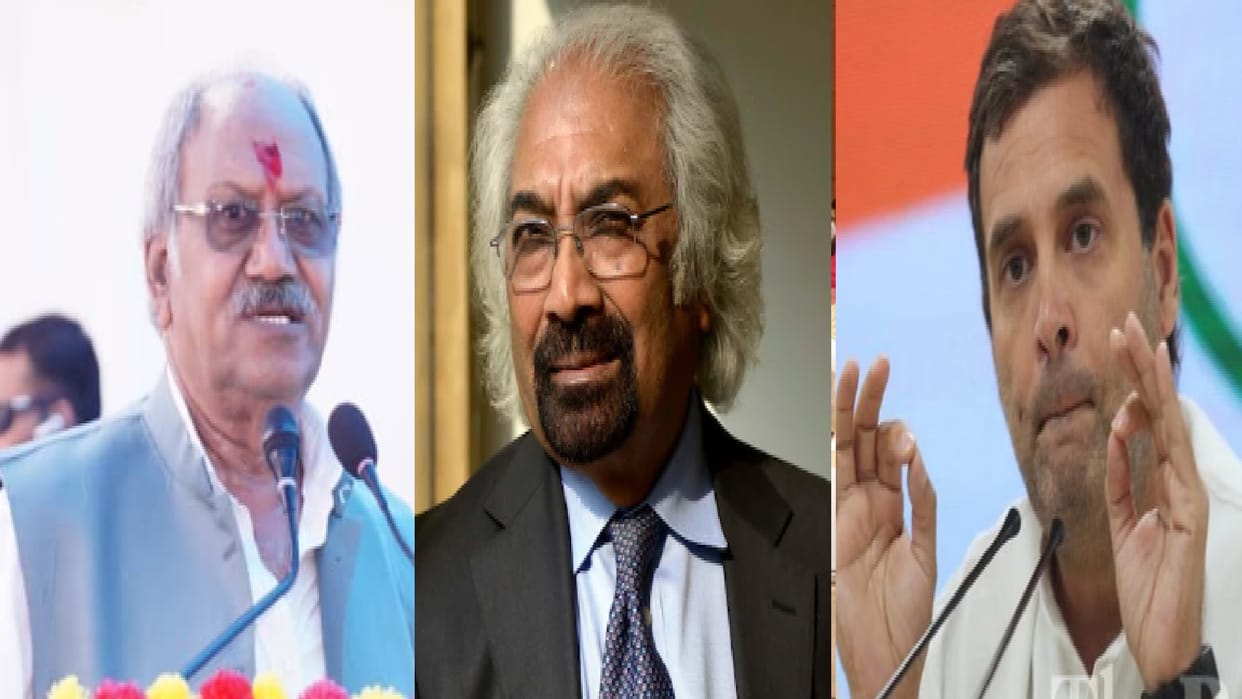 Sam Pitroda should go and settle in Pakistan said Raipur cg mp Brijmohan agrwal