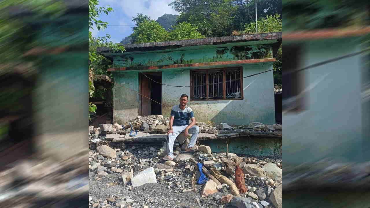 Dehradun cloudburst Majada everyone focused on river in front section of mountain collapsed from behind