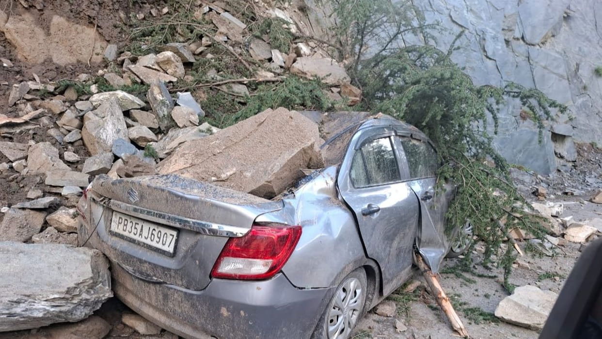 Chamba Mani Mahesh Marg 70000 people of 31 panchayats struggling Erosion at various places on the highway