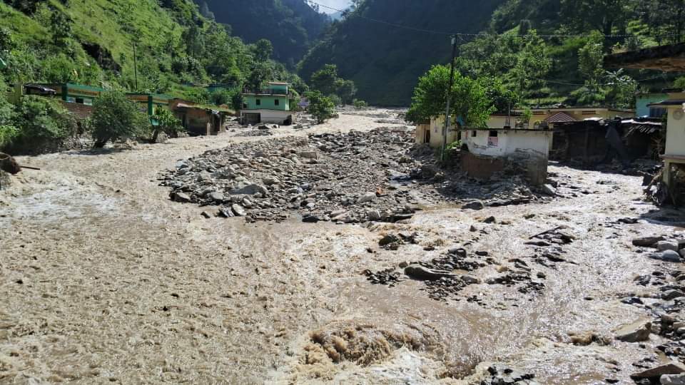 Chamoli Cloudburst disaster havoc all around Nandanagar signs of devastation at every step Painfull photos