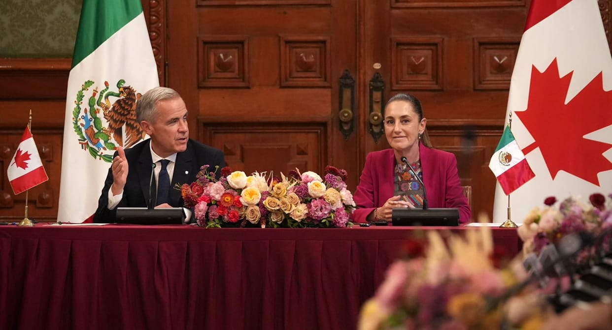 Canadian PM Carney and Mexican President Sheinbaum meet to discuss trade strategy Donald Trump Tariff War