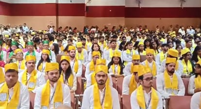HBTU Convocation 1015 students receive degrees Pankhuri receives three medals including Chancellors Gold Medal