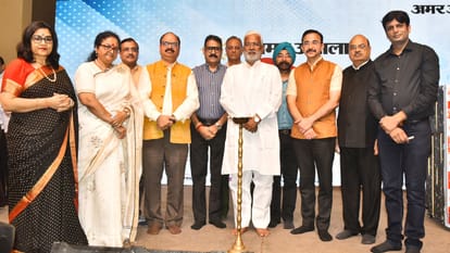 Minister Swatantra Dev Singh launched the Amar Ujala coffee table book in Bareilly
