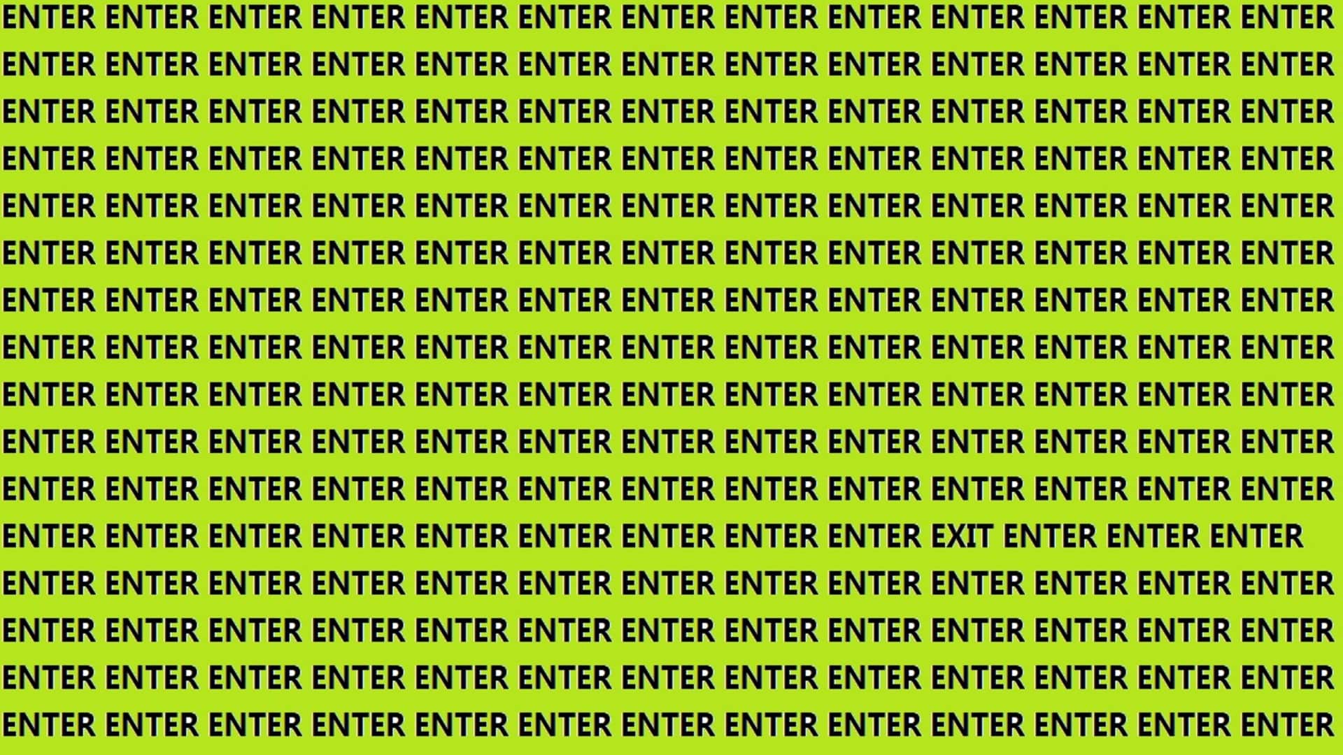 optical illusion iq test brain test if you have eagles eyes then find Exit in 15 Seconds