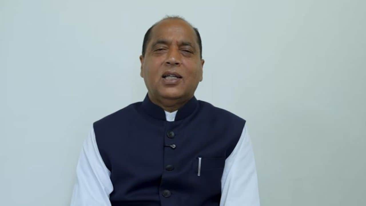 पूर्व मुख्यमंत्री जयराम ठाकुर।