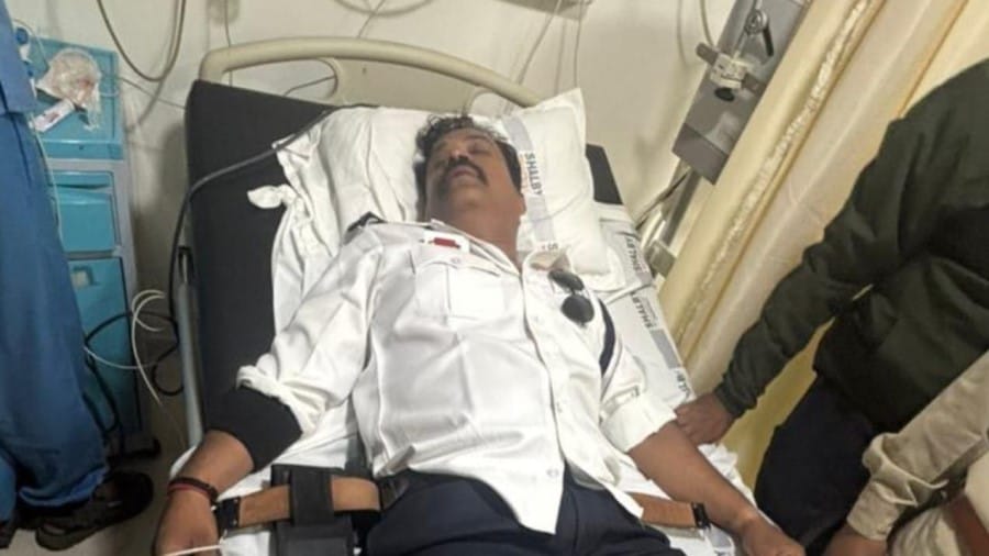 Indore news Dancing Cop Ranjeet Singh hospitalized viral video allegations
