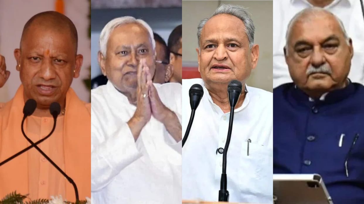 Social Media CM Yogi most X followers Nitish Kumar No two Ashok Gehlot and bhupinder Hooda ahead of current CM
