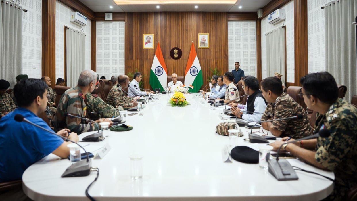 Manipur After attack Assam Rifles Governor ajay bhalla held high-level meet discussions place regard security