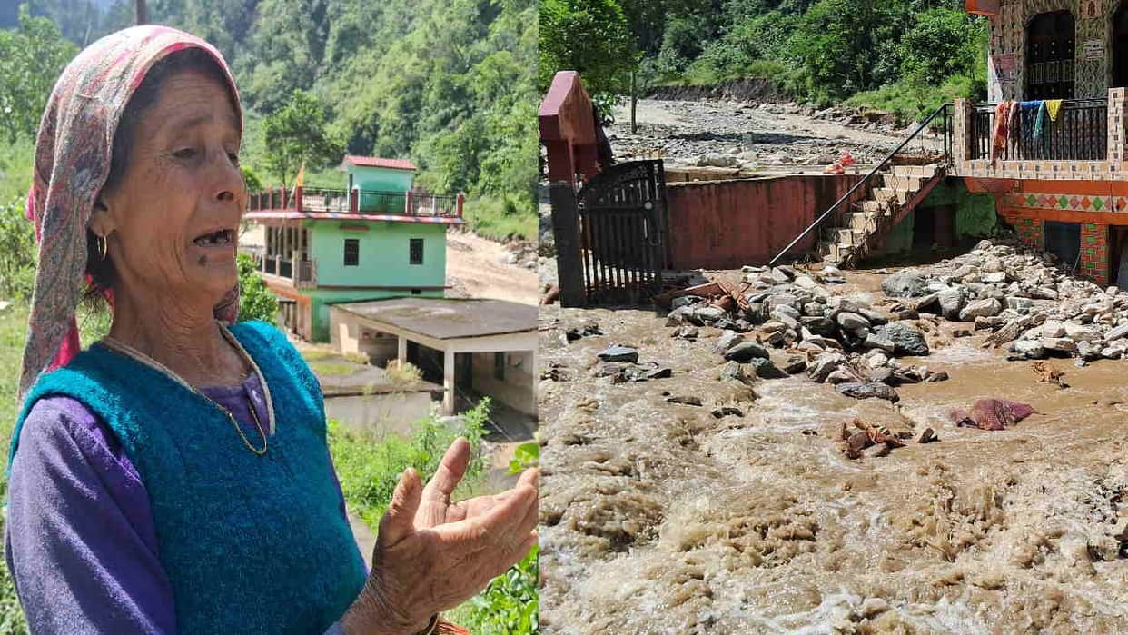 Chamoli disaster Nandanagar Affected people suffer homes destroyed living in camps Watch Photos