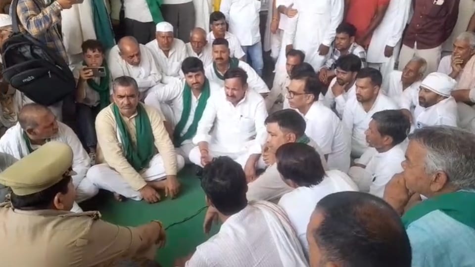 Protest at Chapar Toll Plaza Demanding Compensation for Deceased Assistant Manager