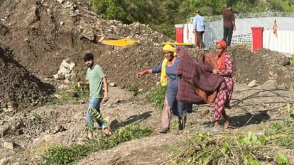 Dehradun Cloudburst Homes filled with debris no clothes to wear homeless people saving remaining belongings