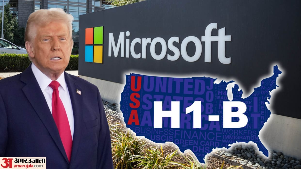 Microsoft recommended that H-1B and H-4 visa holders stay in United States