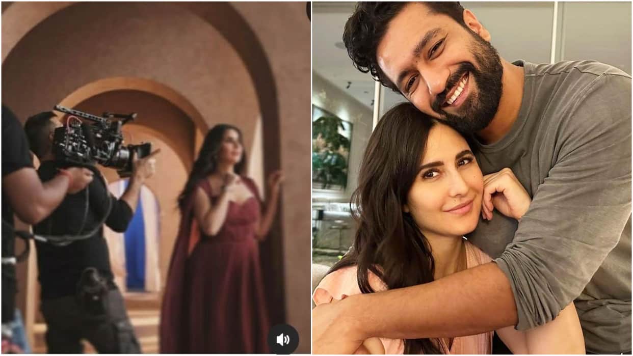 Fans Spot Pregnant Katrina Kaif Baby Bump In Viral BTS Picture From Ad Shoot They Congratulate Vicky Kat