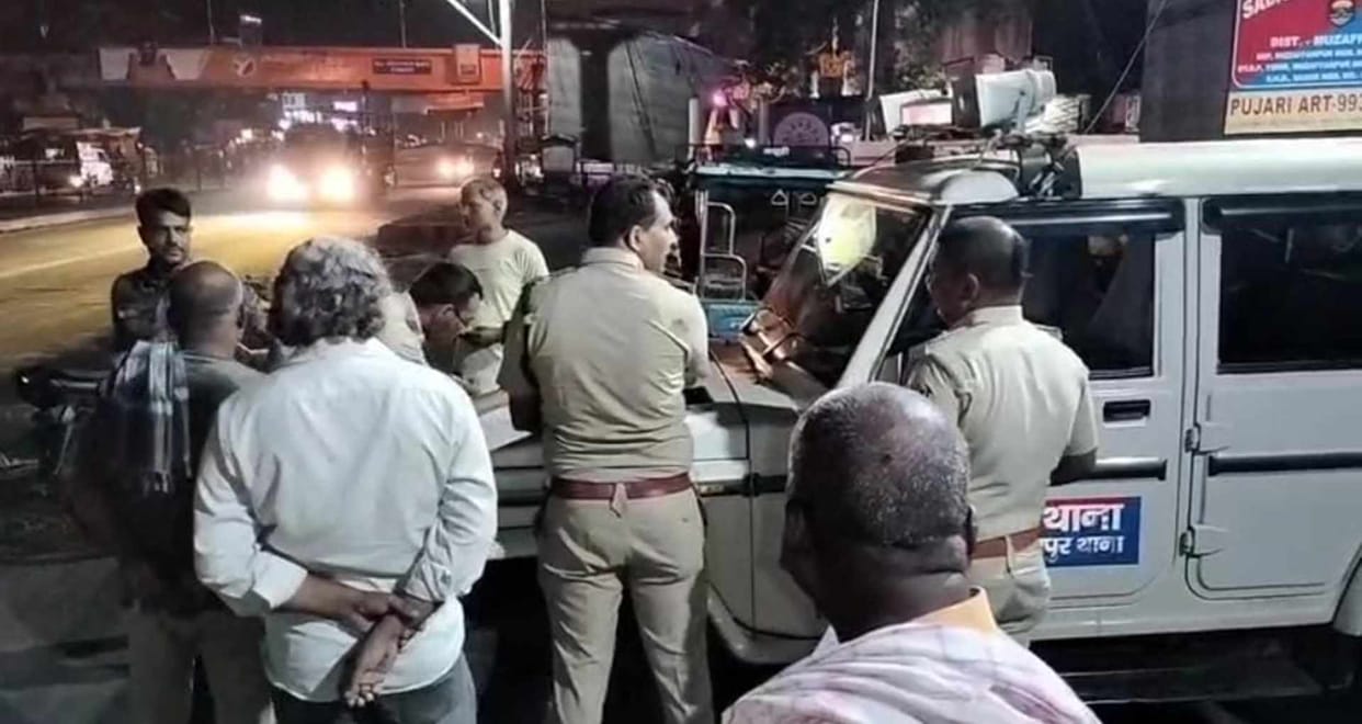 motihari grandfather dies in road accident during granddaughter birthday
