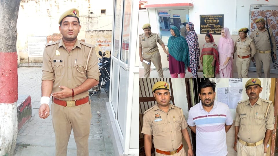 Police team attacked in Moradabad; officers were there to arrest a suspect in a cow slaughter case