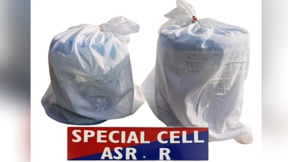 Amritsar Rural police nab drug smuggler recover six kg heroin Rs 4 lakh drug money