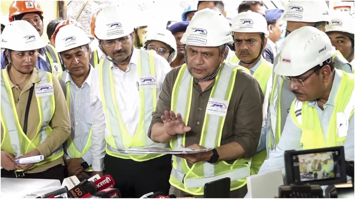 Inauguration of Bullet Train Tunnel in Mumbai, Vaishnav said - the project will be beneficial for the economy