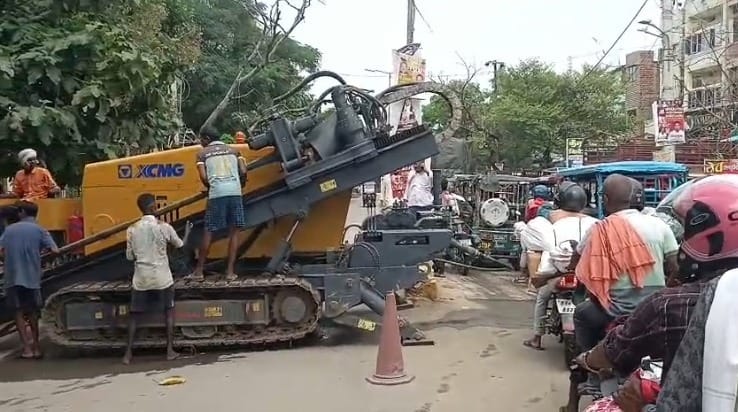 Bihar News: Negligence of the electricity department has trapped Kaimur in traffic jam