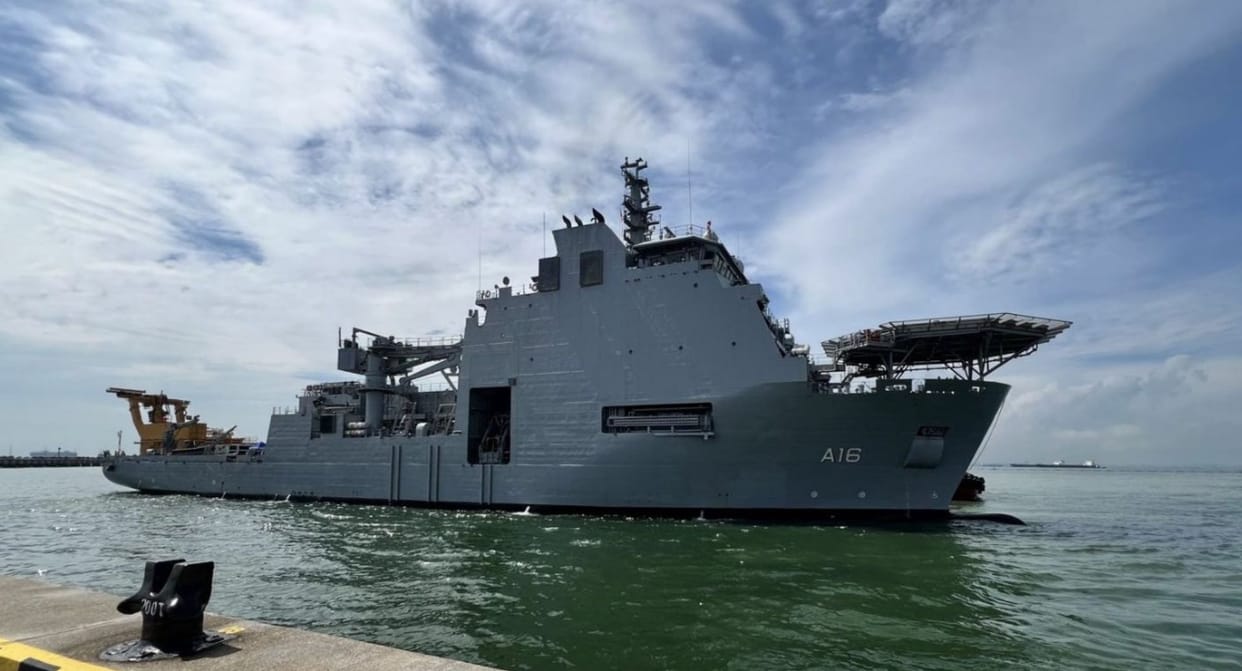 Indian Navy joins multinational submarine rescue exercise in Singapore with INS Nistar