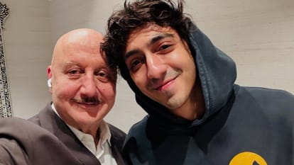 Anupam Kher Selfie with Ahaan Panday Wishes Saiyaara Star May You Have Long Innings