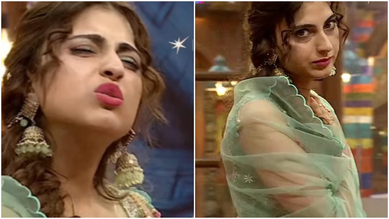 Farhana bhatt do mimicry of tanya mittal in bigg boss 19