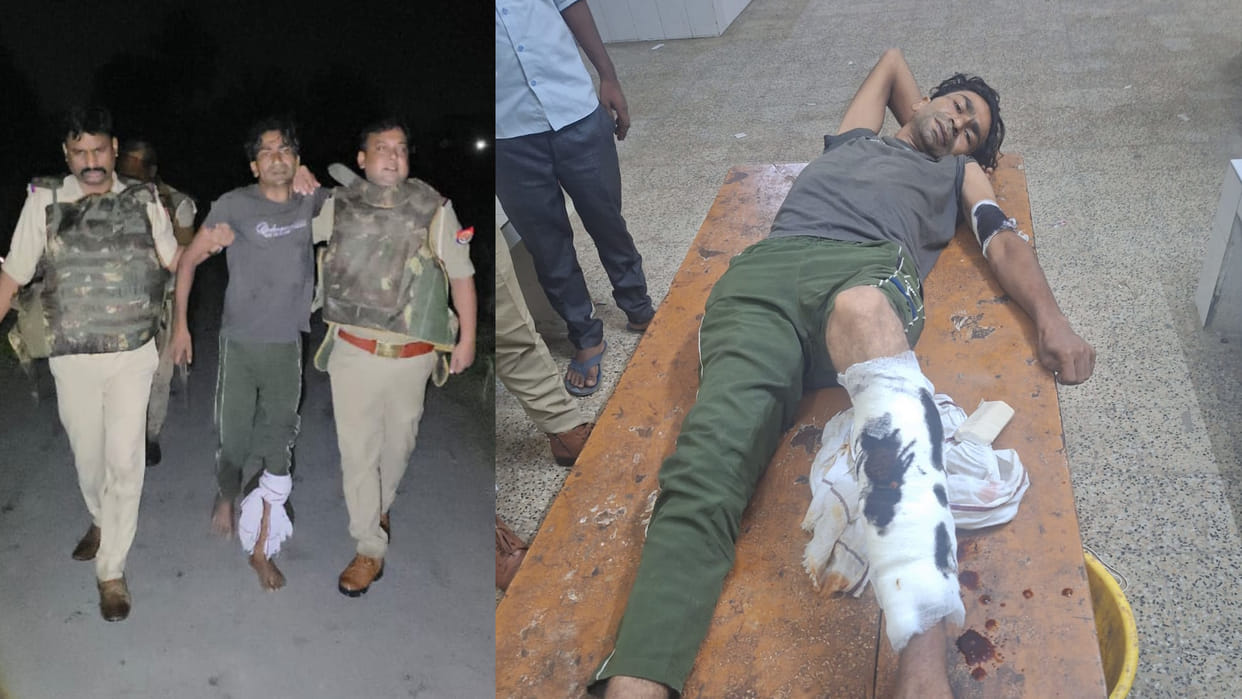 Gorakhpur police encounter wanted cattle smuggler from Rampur, injured