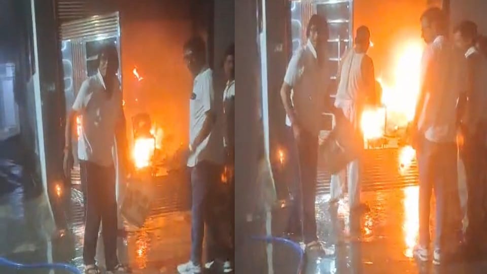 Chemical fire breaks out in businessman house in agra