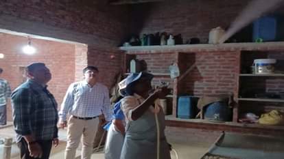 हल्दीकला गांव में कराया एंटीलार्वा स्प्रे