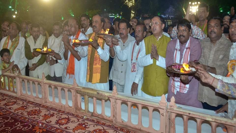 Sita return with shri ram in ayodhya in Janakpuri mahotsav in agra