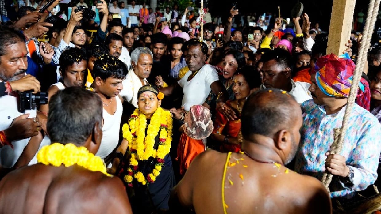 Kachandevi gave permission to celebrate Bastar Dussehra festival without any hindrance